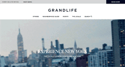 Desktop Screenshot of grandlifehotels.com